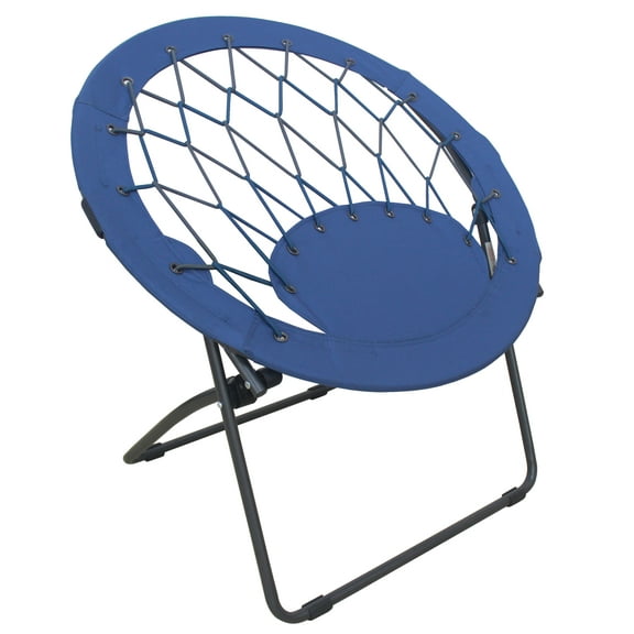 Zenithen Bungee Folding Dish Chair, Blue - Pack of 1