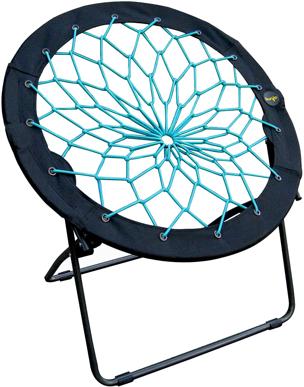 Zenithen Bungee Folding Bouncy Dish/Saucer Chair with Steel Frame