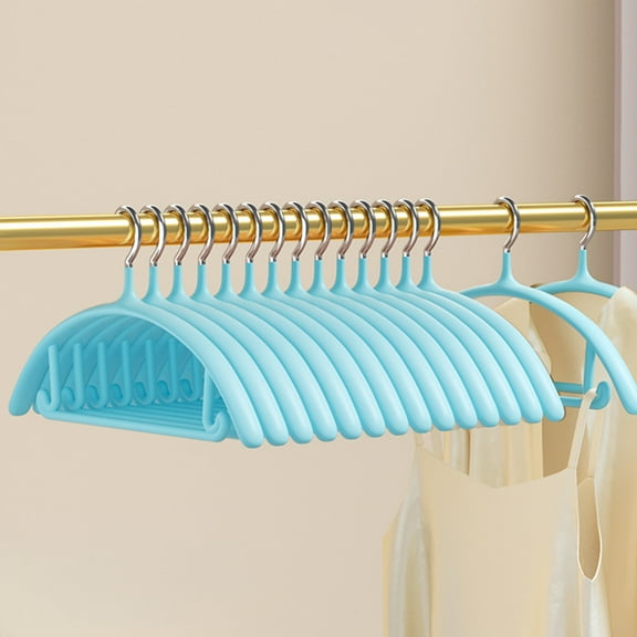 Zenithome 10-Pack Velvet Non-Slip Hangers with Chrome Hooks, Space Saving Round Clothes Hangers for Closet Organization, Heavy Duty Metal Core, 10 lb Capacity