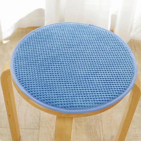 Zenithome 15.7in Diameter Round Thickened Sponge Seat Cushion for Stool Chair Solid Wood Furniture All Seasons Use​