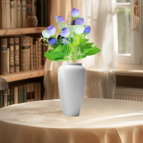 Zenithome 15-Pack Artificial Tulip Magnolia Buds, Realistic Fake Flowers for Home Decor, Waterproof UV Resistant Outdoor Indoor Arrangements