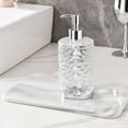 thumbnail image 1 of Zenithome 420ml Hand Soap Dispenser Bottle for Bathroom Kitchen Toilet - Refillable Plastic Pump Bottle for Liquid Soap, Lotion, Shampoo (Black/White/Clear/Gray) - 6.81x2.87x2.87in, 1 of 7