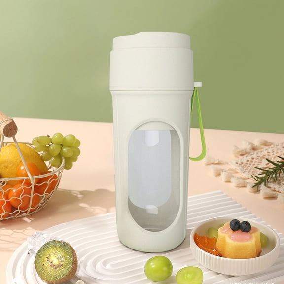 Zenithome Compact Portable Rechargeable Mini Blender In Sleek Smooth Lightweight Feel for Travel Gym Commute 300Ml Cord Free Fast Strong Quiet Blend with Dual Lids Straw Stirring