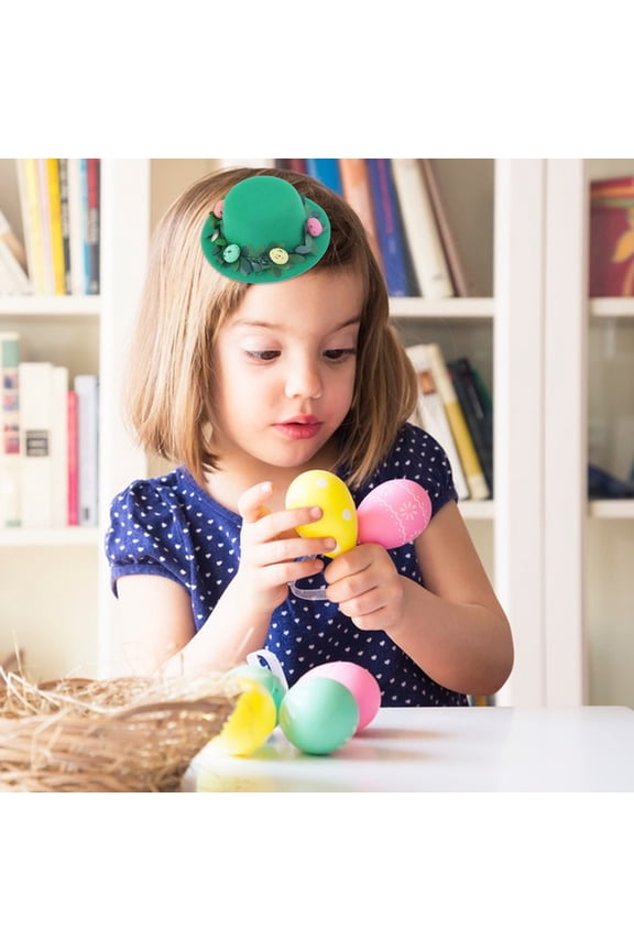 Cute Colorful Lightweight Comfortable Easter Party Headdress Hat For Children Adult Easter Hunt Family Photos Home Decor Fits 5.12 * 5.12 * 1.97 In