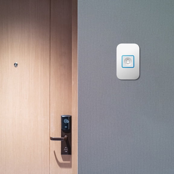 Zenithome Home Doorbell Wireless Sleek Reliable Clear for House Apartment Garage with 200m Range 60 Ringtones Harsh Free Pleasant Tone No Wiring Easy Install
