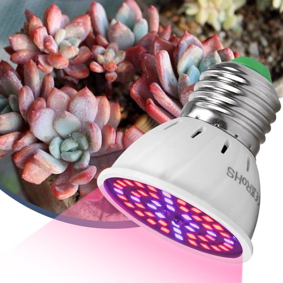 Zenithome LED Plant Growth Lamp, E27 Cup, for Home Greenhouse, Red - Blue Spectrum & Energy - Saving