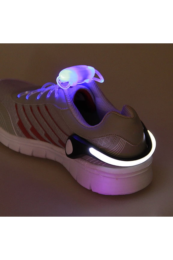 LED Shoe Clip Light – 9x6.5x3in, Continuous/Flash Modes, Running/Cycling/Walking Use, Plastic, Lightweight & Bright Night Safety Light