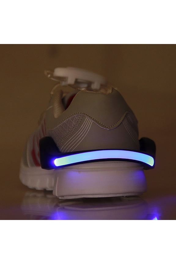 LED Shoe Clip Light – 9x6.5x3in, Continuous/Flash Modes, Running/Cycling/Walking Use, Plastic, Lightweight & Bright Night Safety Light