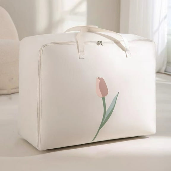 Zenithome Large Storage Bag, Multipurpose Waterproof Laundry & Travel Organizer for Clothes, Blankets, Comforters, Furniture Covers, Washable Foldable Durable Nylon Drawstring Sack