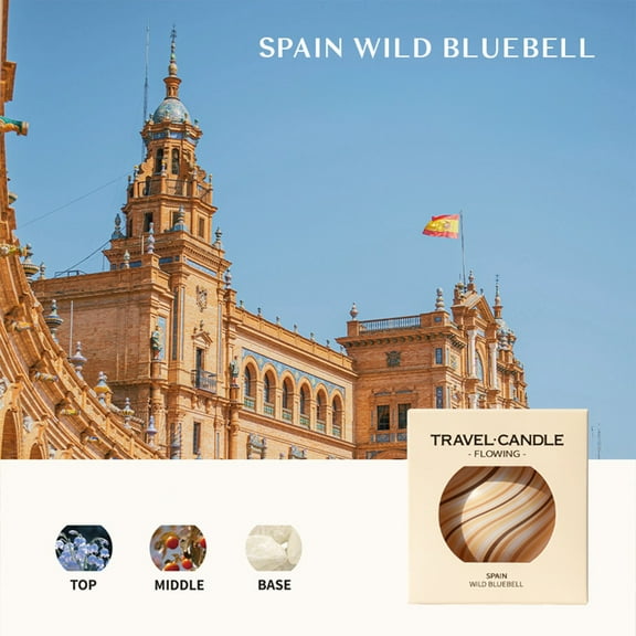 Zenithome Long-Lasting Transparent Aromatherapy Candle wth Dried Flowers, Floral Scented Wax Candle for Wedding Gift, Home Decor, Relaxation & Romantic Ambiance