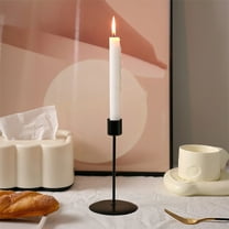 Zenithome Modern Metal Candle Stand wth Sturdy Base for Home Decor, Dining Table Centerpiece, Wedding & Event Decoration