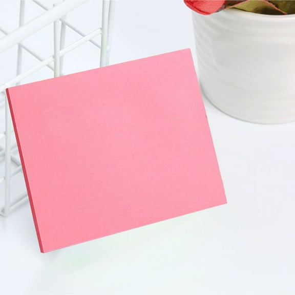 Zenithome Multicolor 100-Sheet Sticky Notes Pad, 10x7.6cm Super Adhesive Repositionable Memo Pads for Office, Home & Reminders on Walls, Monitors