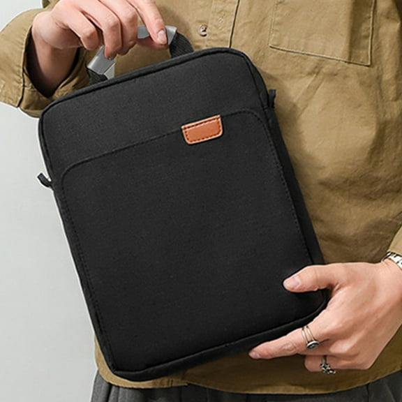 Zenithome Multifunctional Lightweight Laptop Sleeve Bag for 15.6 Inch Notebook, Large Capacity Polyester Carrying Case for Charger & Accessories