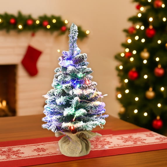 Pre Lit Tabletop Christmas Trees
