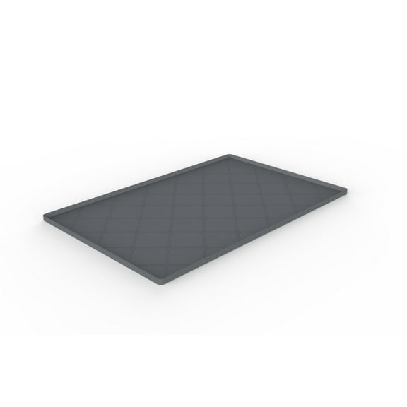 Zenithome Under Sink Mat 34x22 Inch, Leak Proof Waterproof Sink Tray for 36 Cabinets, Multi-Functional Kitchen & Bathroom Storage Organizer, Slip Resistant & Easy to Clean Insulation Drainage Pad