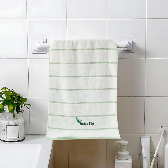 Zenithome Soft Embroidered Towel Set 13.39x29.53In for Home Spa Gift, Absorbent Fragrant Cozy Bath Towel 13.39x29.53In