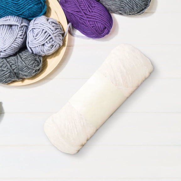 Zenithome Soft Fluffy Shiny Velvety Hand Woven Crochet Yarn For Scarf Sweater Hat Making Home Decor Craft Diy Project