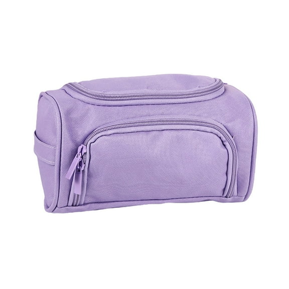 Zenithome Spacious Sturdy Sleek Smooth Large Capacity Double Layer Side Storage Multifunctional Pencil Case forSchool Office Travel