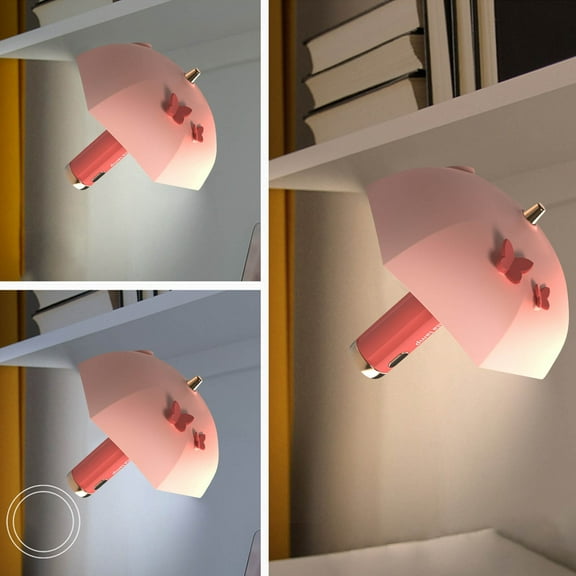 Zenithome Umbrella Cool Lamp, 4.8X4.7In, USB Charging, for Study Reading Bedroom, Eye - Protection & Dimmable