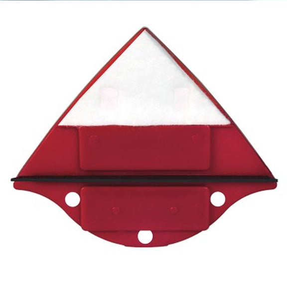Zenithome Upgraded Double Sided Magnetic Window Cleaner for High-Rise Buildings - Safe Rotatable Design with Long Anti-Fall Rope, Triangle Shape for Narrow Areas, Reusable Sponge & Replaceable Wipers