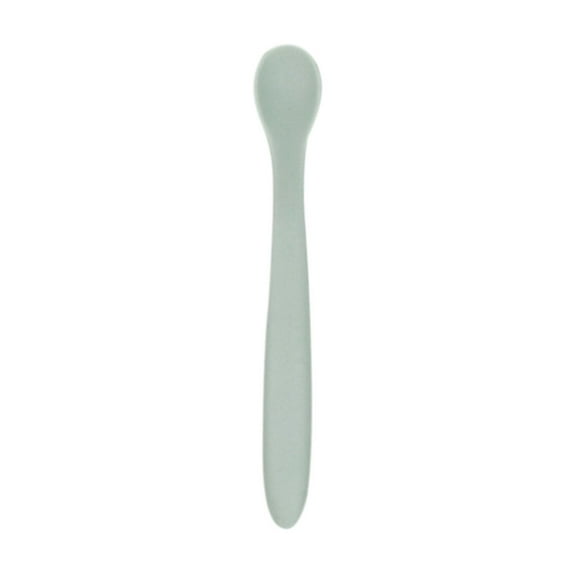 ZenithomeFood Grade Spoon 6.4x1.0In Soft Colorful Bendable Lightweight for Purée Yogurt Meal Training Self Feeding Heat Resistant Safe Stain Free Dishwasher Safe