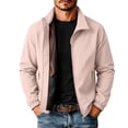 thumbnail image 1 of Zenithor Men's Windbreaker Jacket, Lightweight Full Zip Stand Collar Long Sleeve Outdoor Jacket with Pockets for Hiking Cycling Casual Wear Purple(S-4XL), 1 of 9