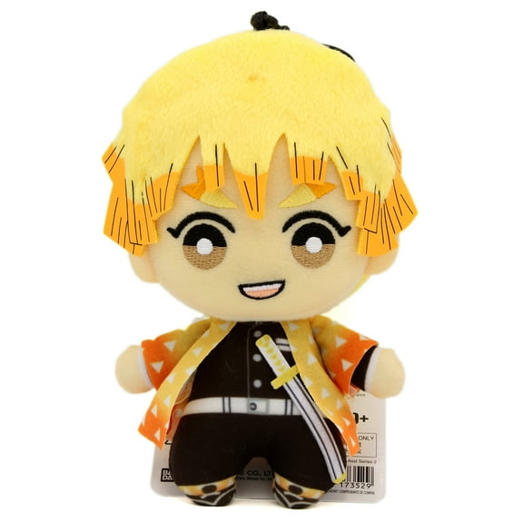 Zenitsu Agatsuma - Demon Slayer 6" Tomonui Series 2 Dangler Plush (Banpresto) 17352