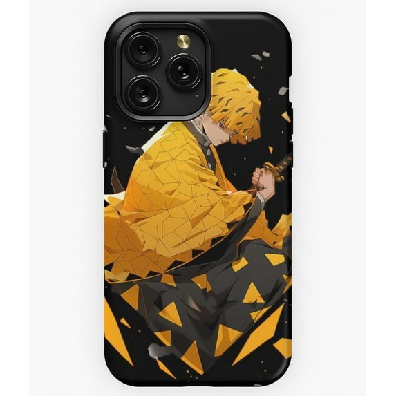 Zenitsu Demon Slayer Manga Art G1616 Phone Case for iPhone17 16 15 14 13 12 11 Pro Max