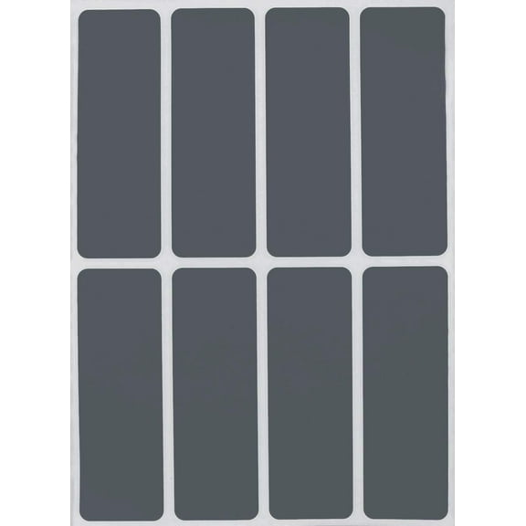 Zenjohn Rectangular Sticker Color Coded Write on Labels for Organizing, Moving, & Mailing, 3x1 inch Stickers Writable Labels & Tags for Home, Office, and School Projects, 400-Pack (Gray)