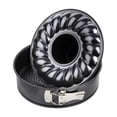 thumbnail image 1 of Zenker 10-Inch Non-Stick Carbon Steel Springform Pan with 2 Bases – Standard Flat & Bundt Insert, 1 of 7