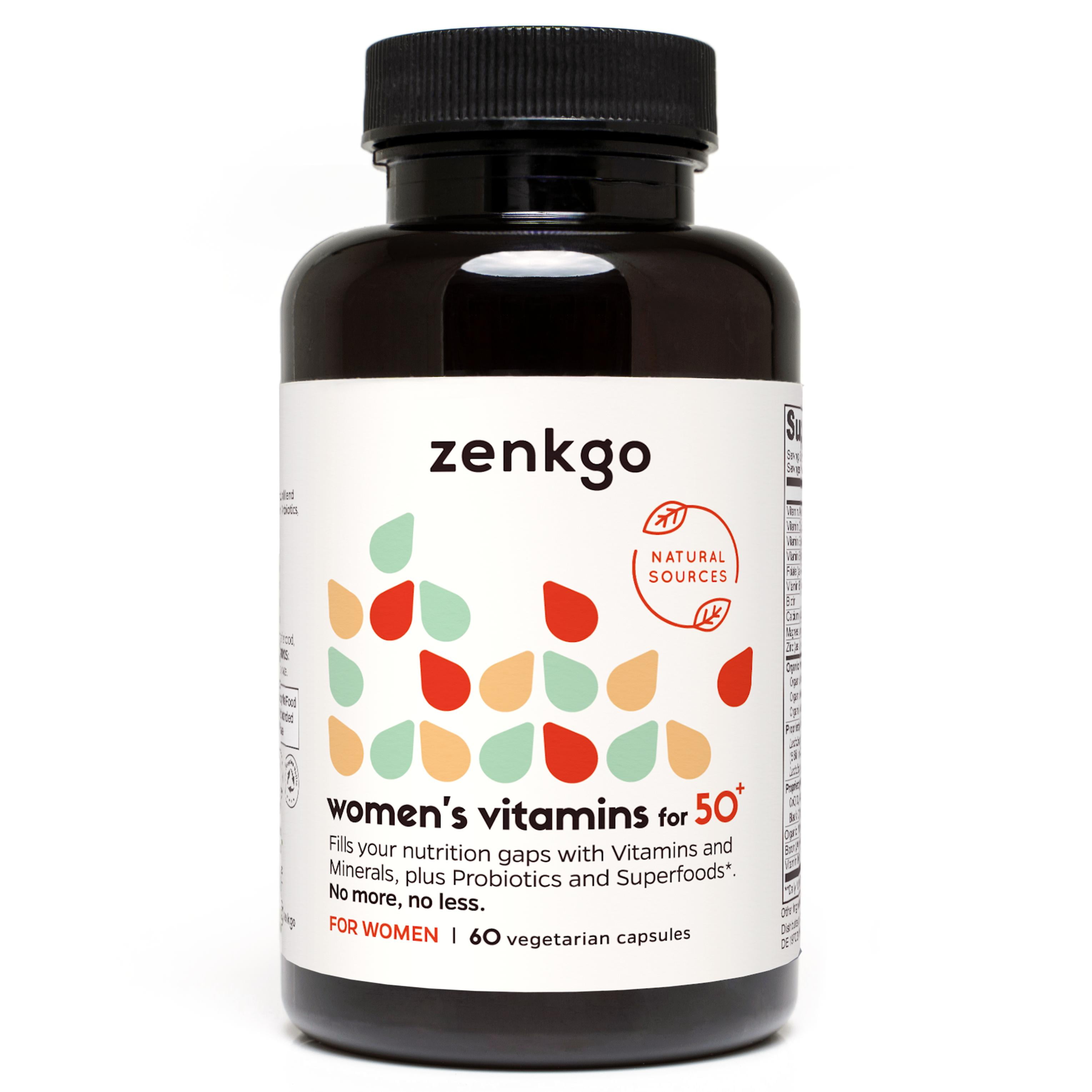 Zenkgo Women's Vitamin 50+, Support Joint, Brain, Heart, Eye Health