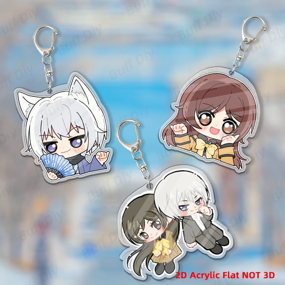 Zenless Zone Zero Acrylic Keychain | Transparent Double-Sided Anime Cartoon Pendant Fan Gift, random 1 pack