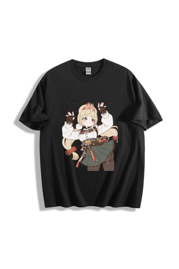 Zenless Zone Zero Alice Chibi T - Shirt | Adorable Anime Game Character Tee