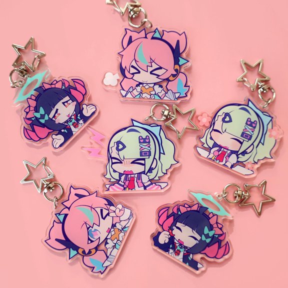 Zenless Zone Zero Angels of Delusion Acrylic Keychains, Anime Charm, random 1 pack