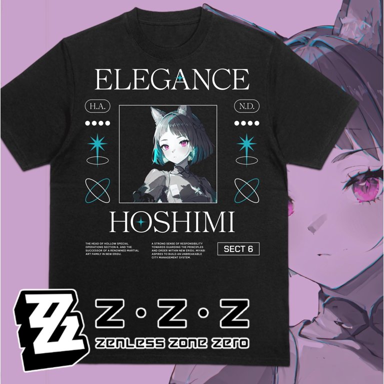 Zenless Zone Zero Shirt | Hoshimi Miyabi Fan Art Shirt | Hoshimi