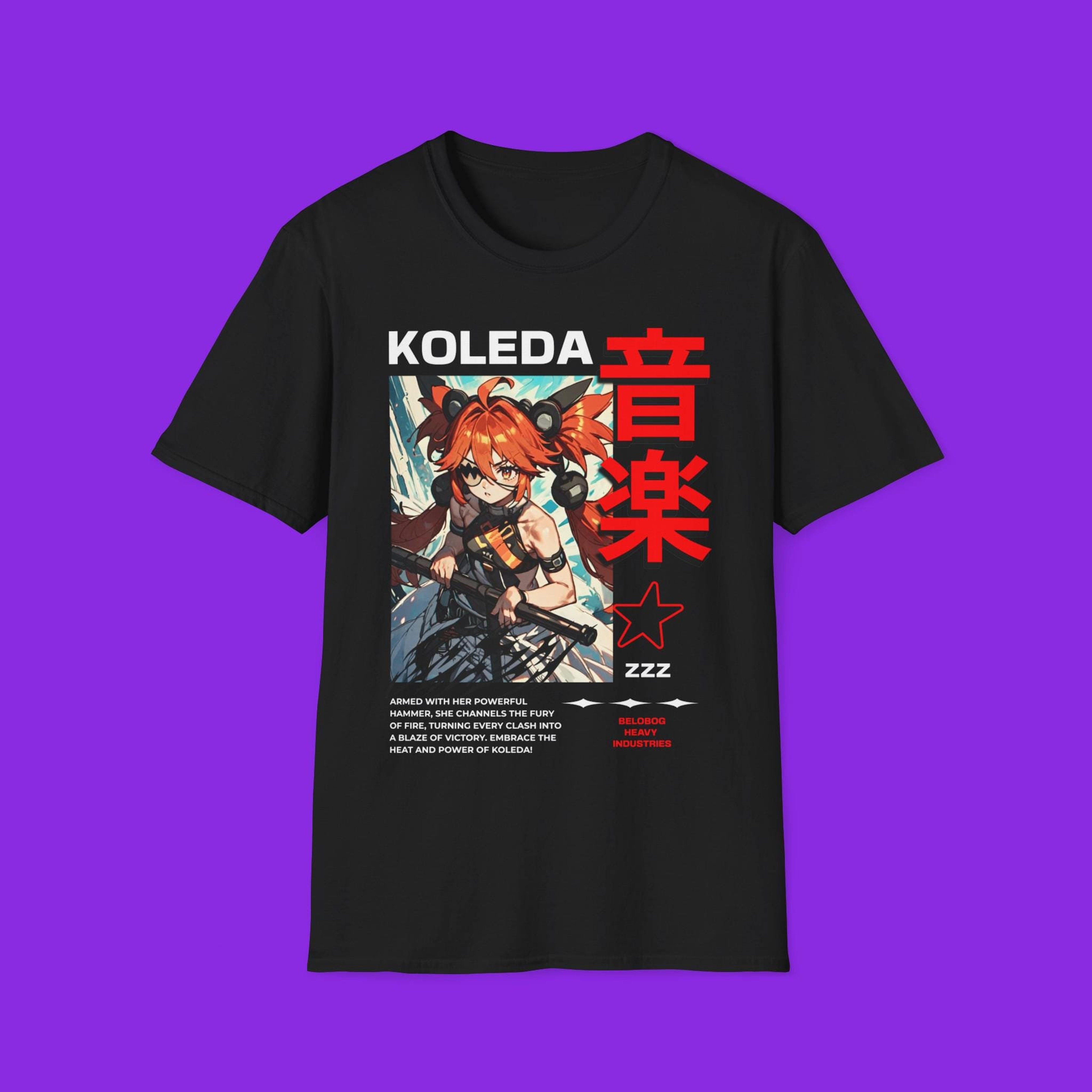 Zenless Zone Zero Shirt Koleda Belobog ZZZ Fanart Shirt (Facing Left