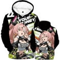 thumbnail image 1 of Zenless Zone Zero merch cosplay game  Hooded Drawstring Pocket Sweatshirt Men/women  harajuku  Pullover, 1 of 8