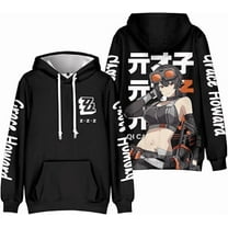 Zenless Zone Zero merch cosplay game Hooded Drawstring Pocket Sweatshirt Men/women harajuku Pullover
