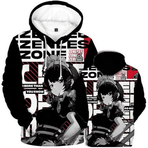 Zenless Zone Zero merch cosplay game Hooded Drawstring Pocket Sweatshirt Men/women harajuku Pullover