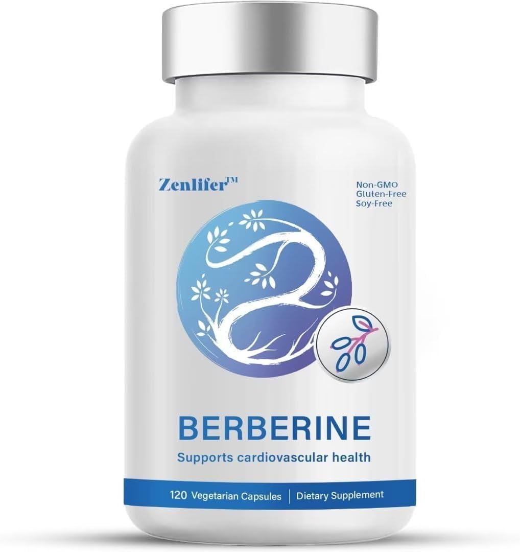 Zenlifer 120 Capsules 1500mg Berberine Supplement