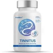 Zenlifer 1200MG Tinnitus Supplement,Tinnitus for Ringing Ears, Relieve Ear Ringing -120 Capsules