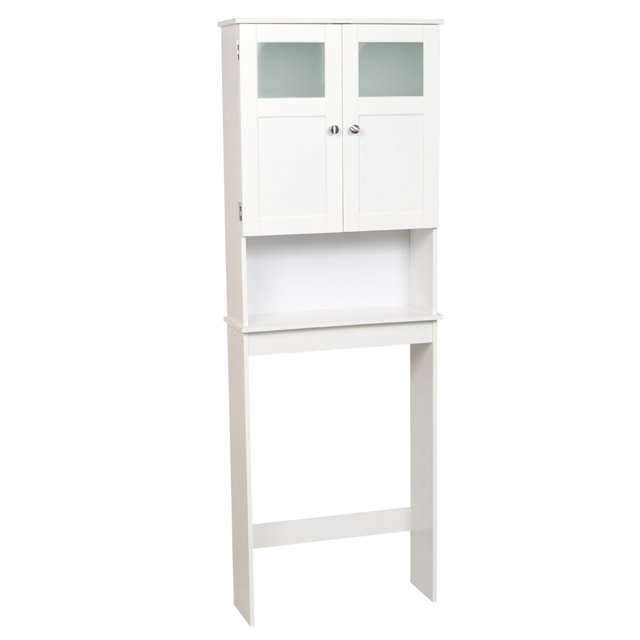 Zenna Home 23.25 in. Over the Toilet Bathroom Spacesaver, with 2 Doors