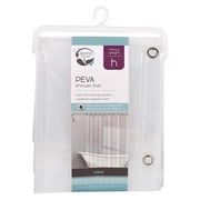 Zenith Zenna Home 70 In. x 71 In. Clear PEVA Heavyweight Shower Curtain Liner