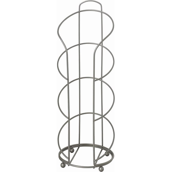 Zenna Home Toilet Paper Reserve Free Standing Modern Style - Brushed Satin Nickel - One Size