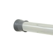 Zenna Home Adjustable Tension Shower Rod, 43" - 72", Chrome