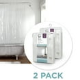 thumbnail image 1 of Zenna Home Clear 8-Gauge Heavyweight EVA Shower Liner, 70" x 71" (2 Count), 1 of 7