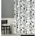 thumbnail image 1 of Zenna Home Gray,White,Multi-color Geometric PEVA Shower Curtain, 70" x 72", 1 of 5