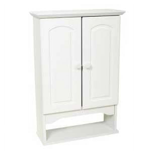 Zenna Home Hartford Wall Cabinet for Bathroom Storage, White - Walmart.com