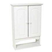 Zenna Home Hartford Wall Cabinet for Bathroom Storage, White