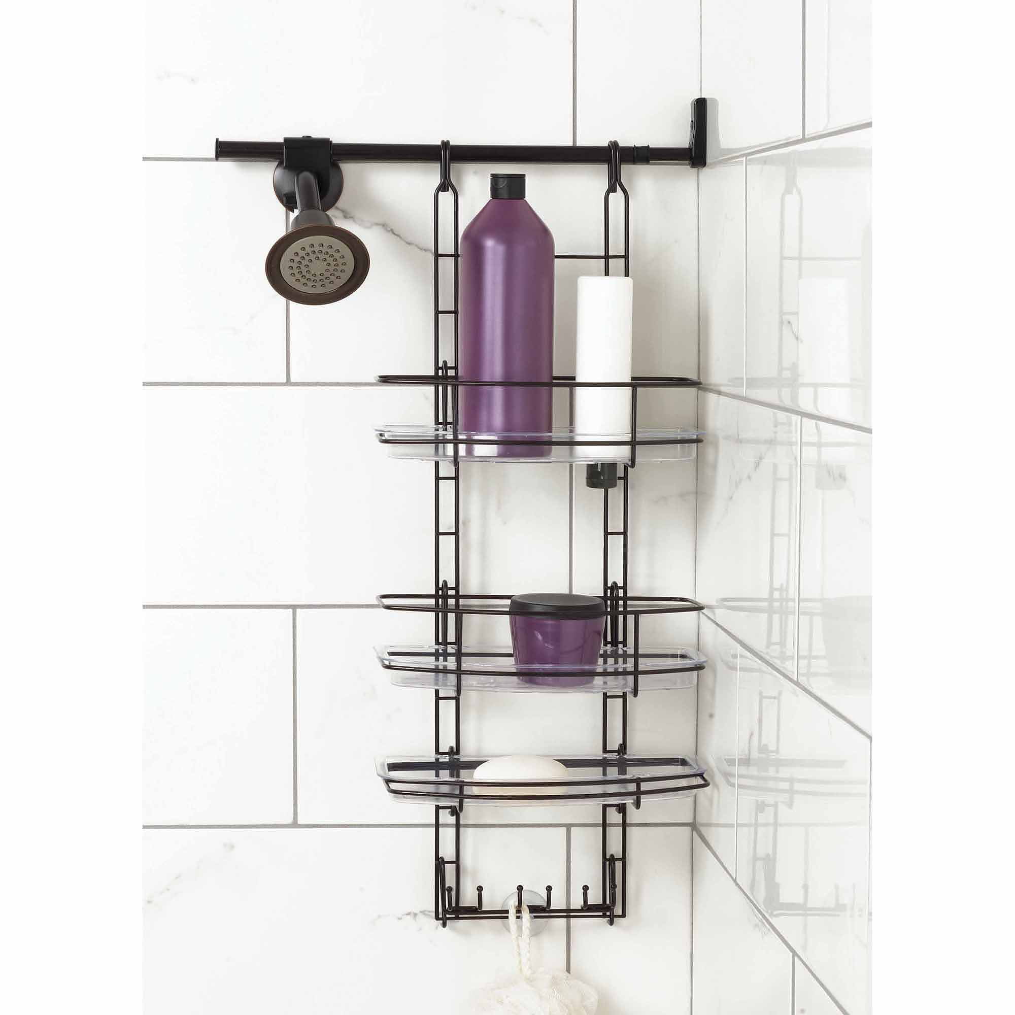 Zenna Home Suction Stainless Steel Shower Shelf & Reviews